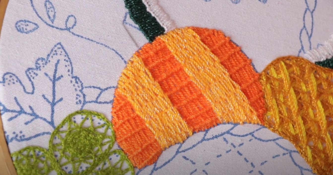 Como bordar una Naranja 🍊| BF 12