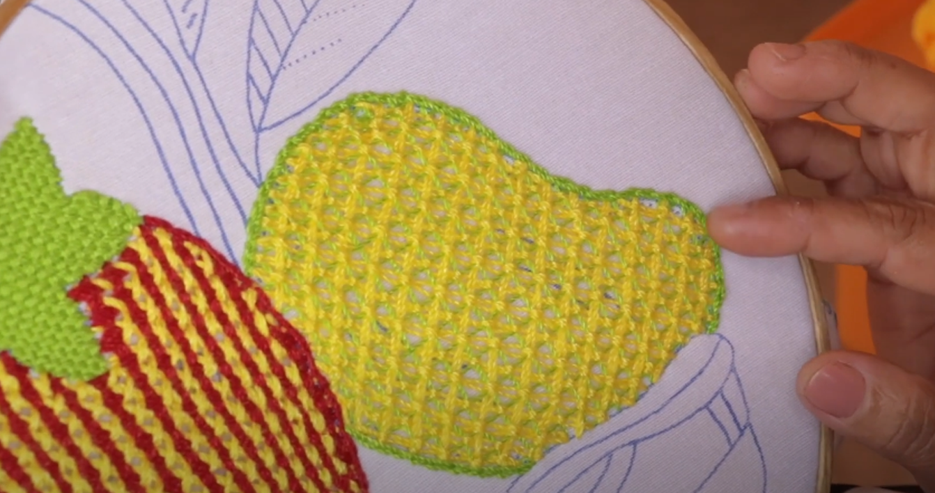 Como bordar MANGOS muy FACIL BF 49