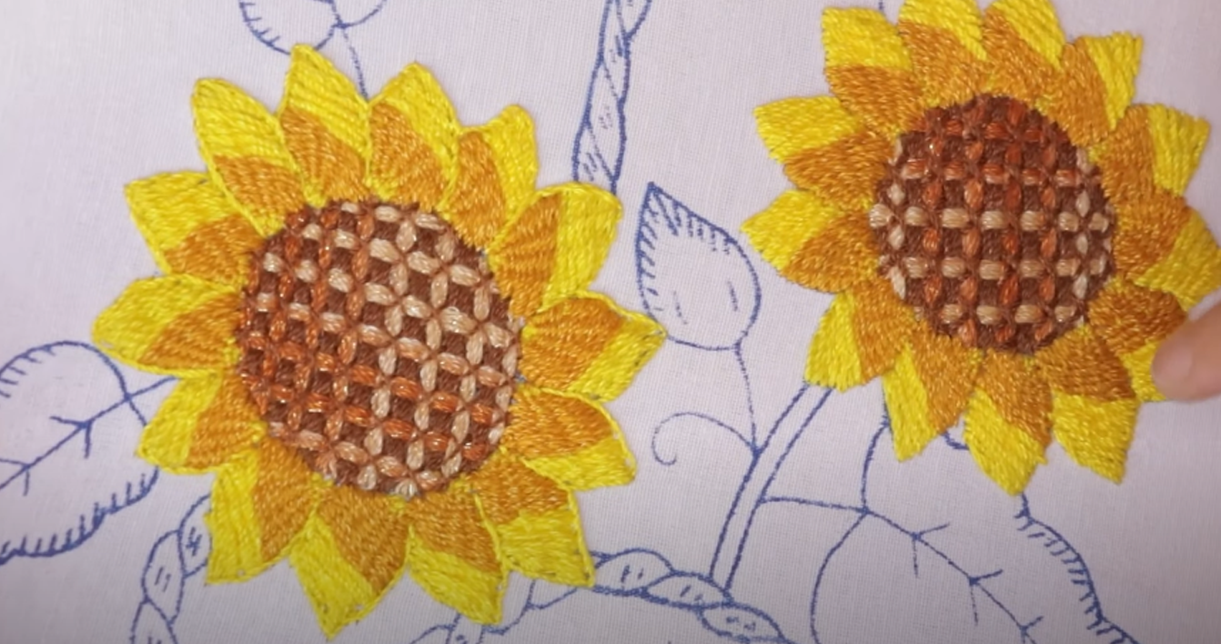 Como bordar un GIRASOL FACIL 🌻 | BF 29