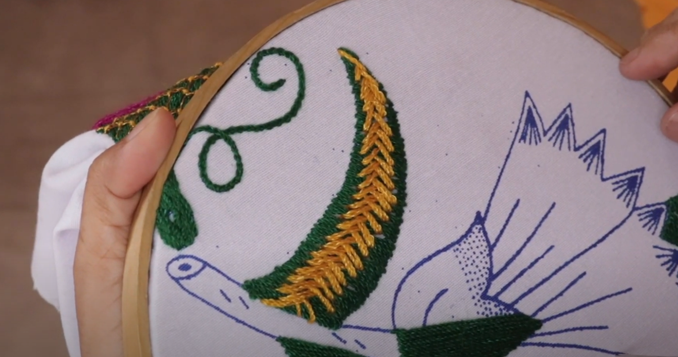 bordar HOJAS FACIL Y RAPIDO 🌿 | BF 37