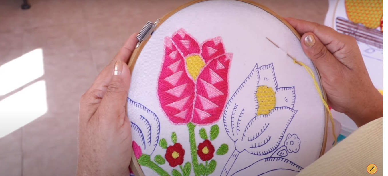 🌷 Puntada fácil para TULIPÁN | BF 89