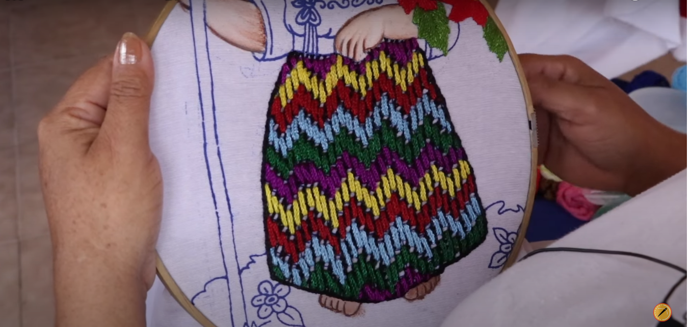💃 Como bordar FALDA | BF 94