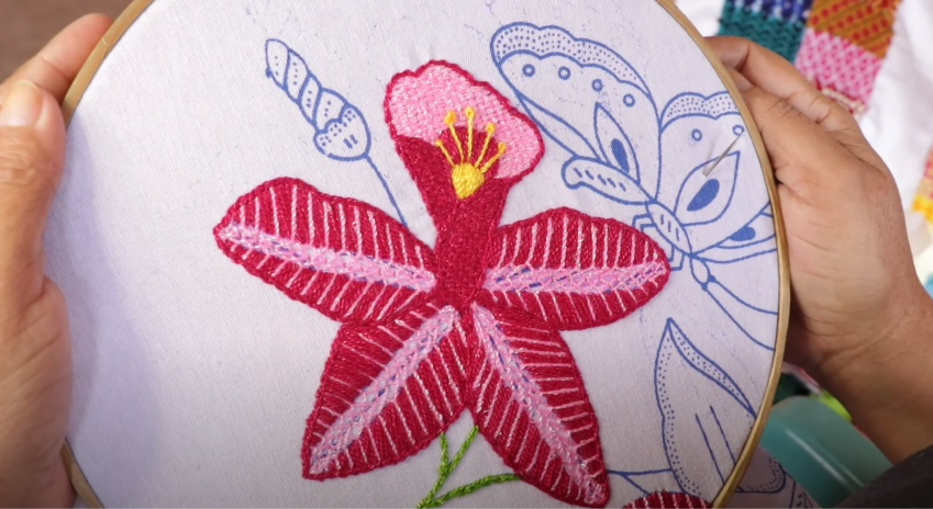 ¿Como bordar ORQUIDEAS? | BF 138