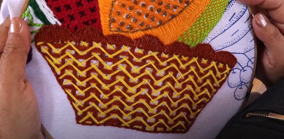 🍂 ¿Como bordar canastos? | BF 134