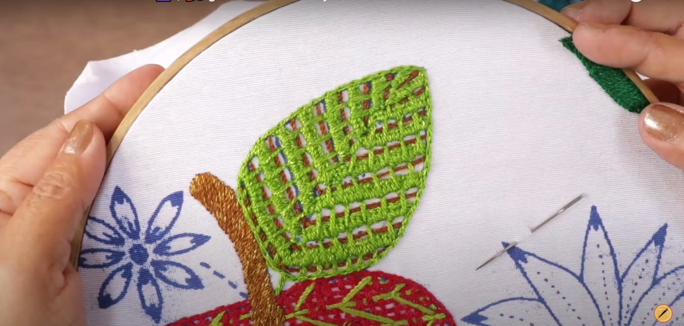 🍂 ¿Como bordar hojas? | BF 136
