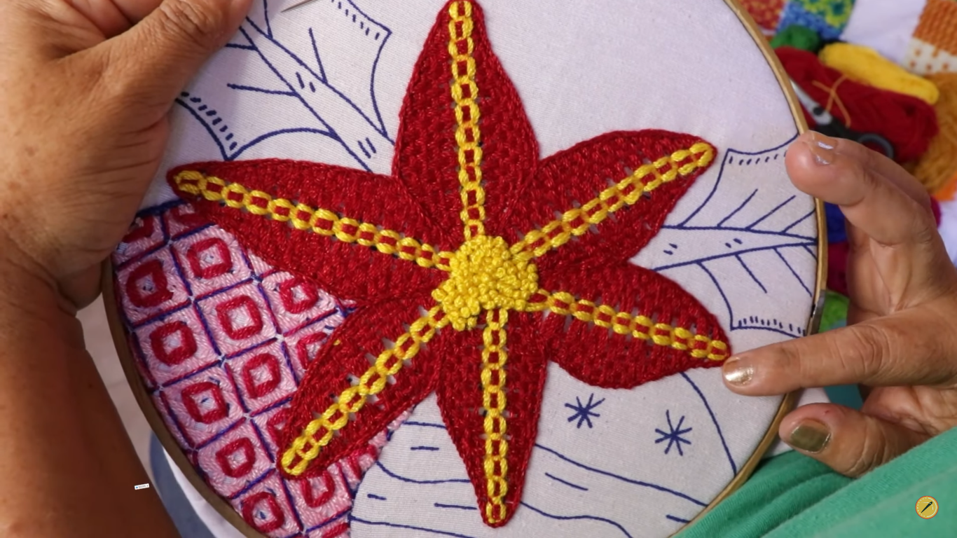 🍂 ¿Como bordar noche buenas BF 147