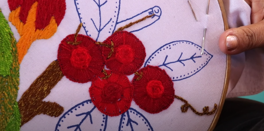 🍒 ¿Como bordar CEREZAS? | BF 132