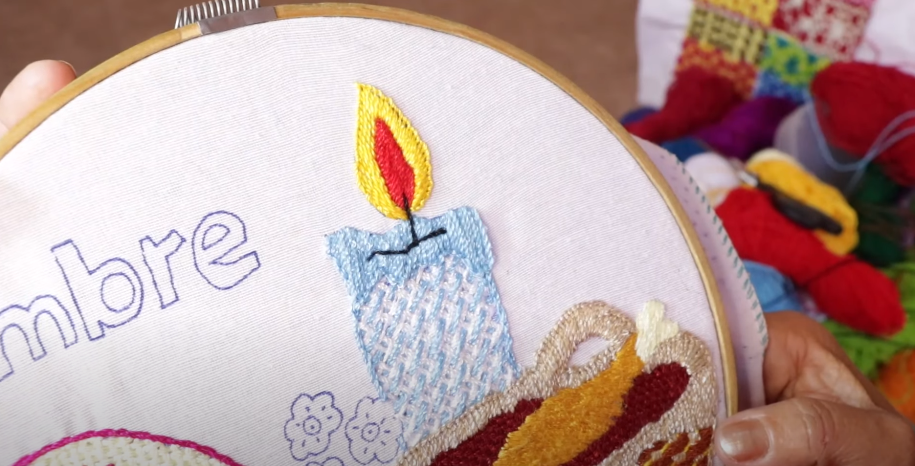 Bordado fácil de VELA 🕯 | BF 159