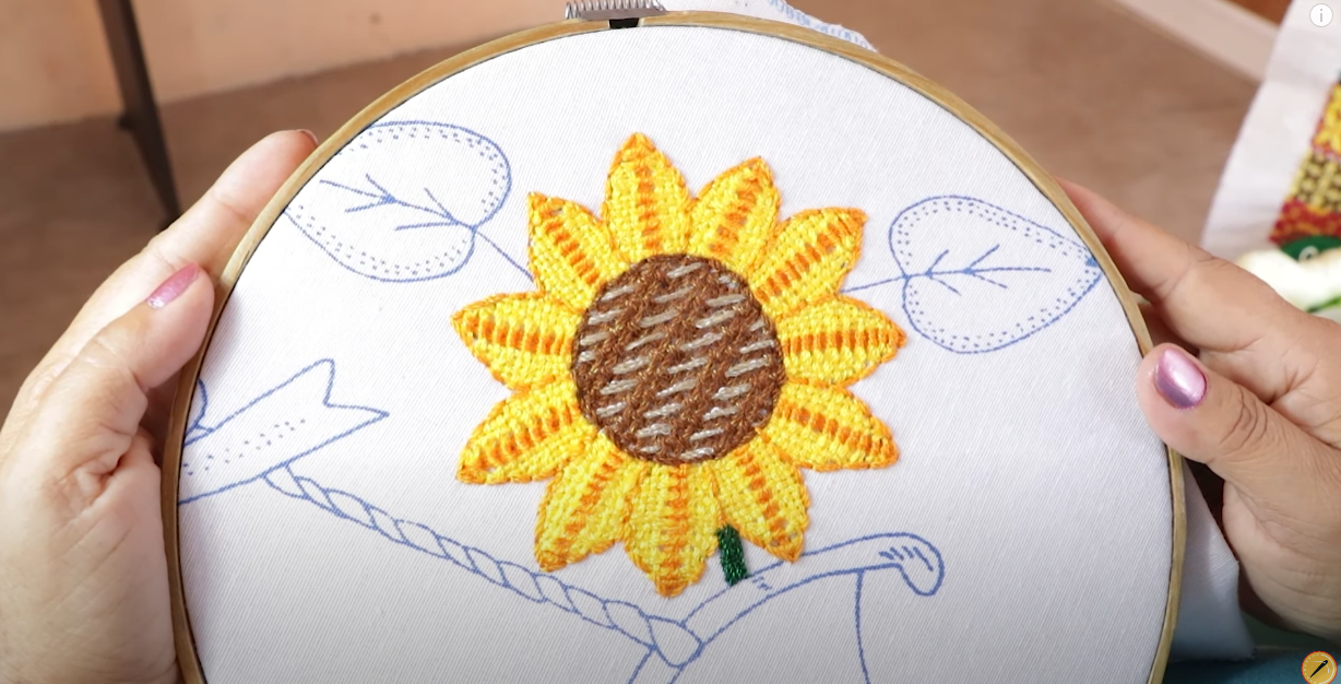 Cómo Bordar un Girasol: Una Guía Paso a Paso