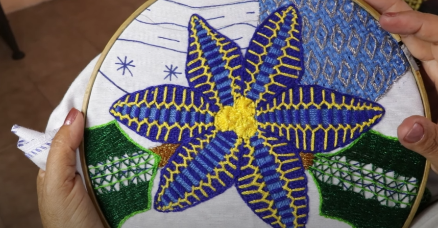 Cómo Bordar una Hermosa Nochebuena