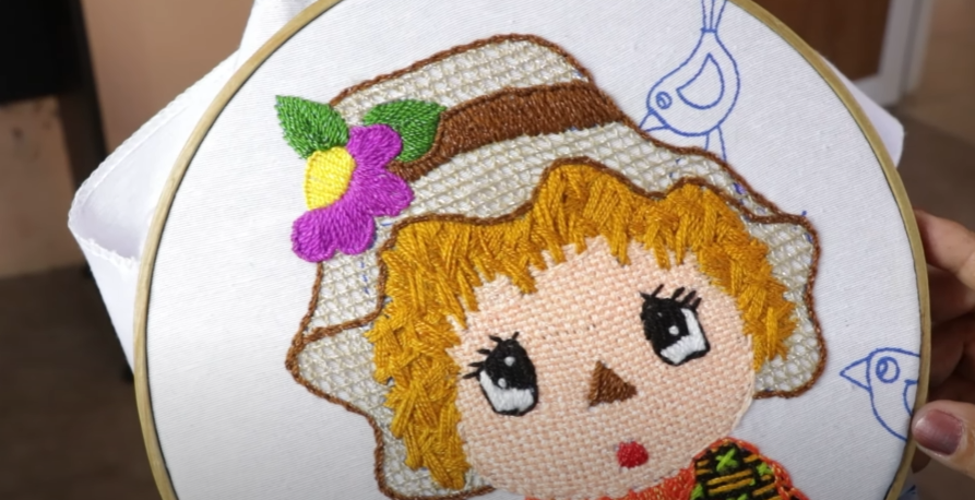 Cómo Bordar el Sombrerito del Espantapájaros