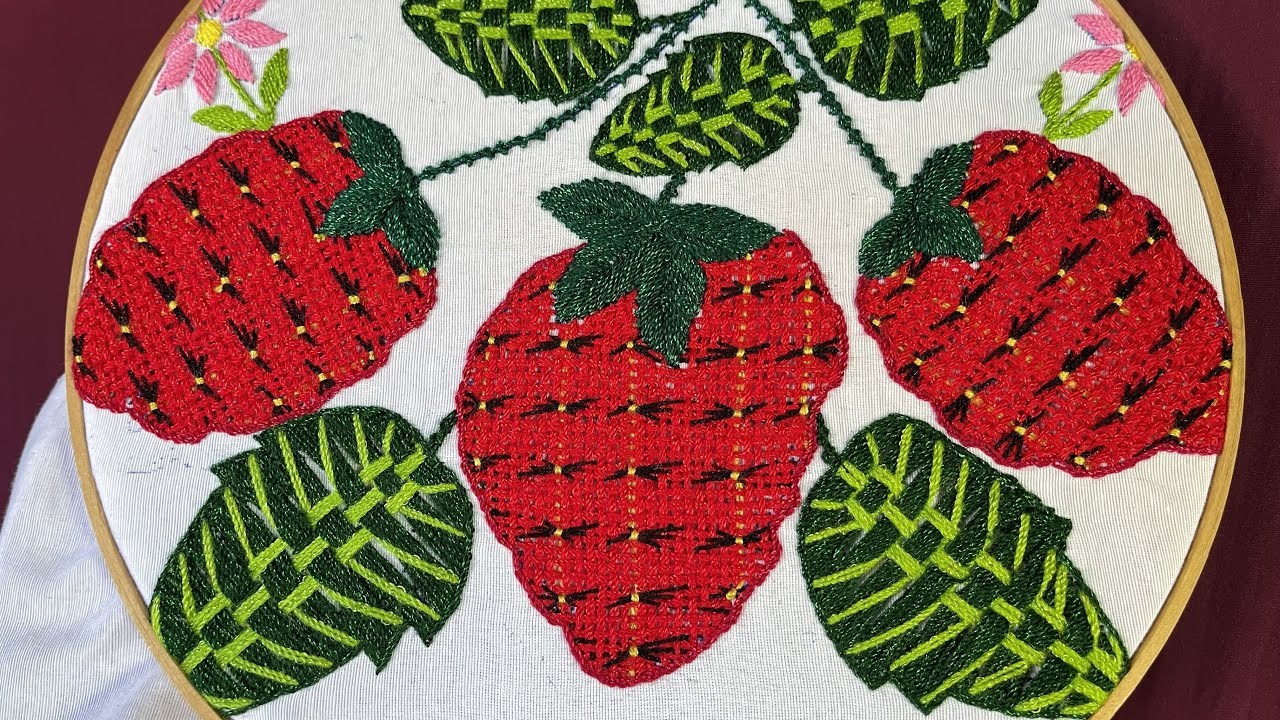 BORDADO FANTASIA para FRESAS BORDADOS FACILES