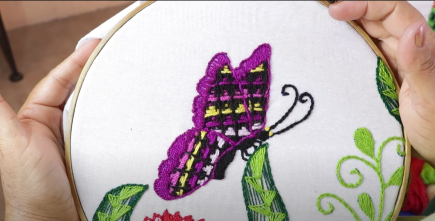 CREA esta PUNTADA FACIL para MARIPOSAS