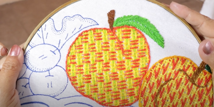 Cómo Bordar un Durazno Paso a Paso